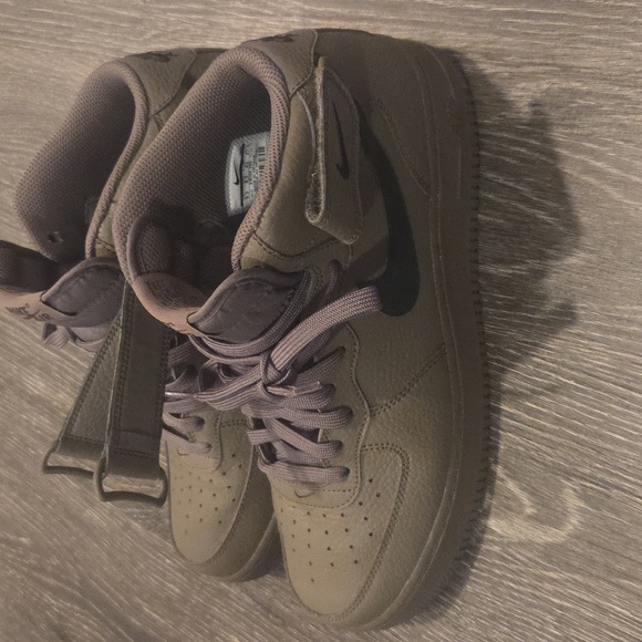 Nike Air Force 1 Mid Ridgerock Black - Picture 2 of 8